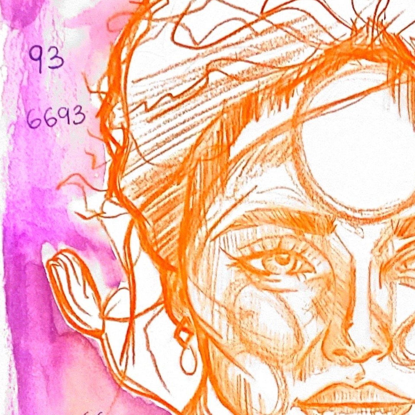 Antes del jardin secreto Framed print.