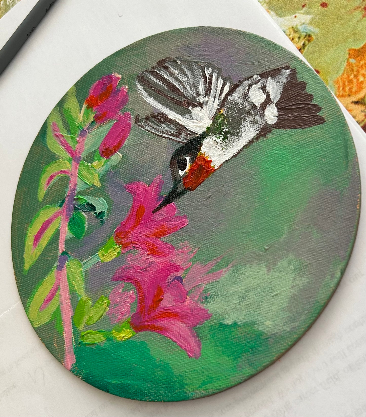 Hummingbird for Elizabeth – Original Painting (Sold Out)